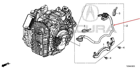 2016-2020 Acura MDX w/Technology Pkg 3.5L AWD Auto Transmission Sub Wire Harness - Alshned Auto Parts