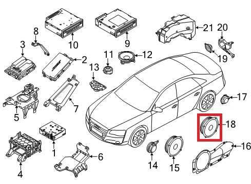 2012-2017 Audi A7 Premium Rear Right and Left Door Audio Sound Speaker 4G1035411 - Alshned Auto Parts