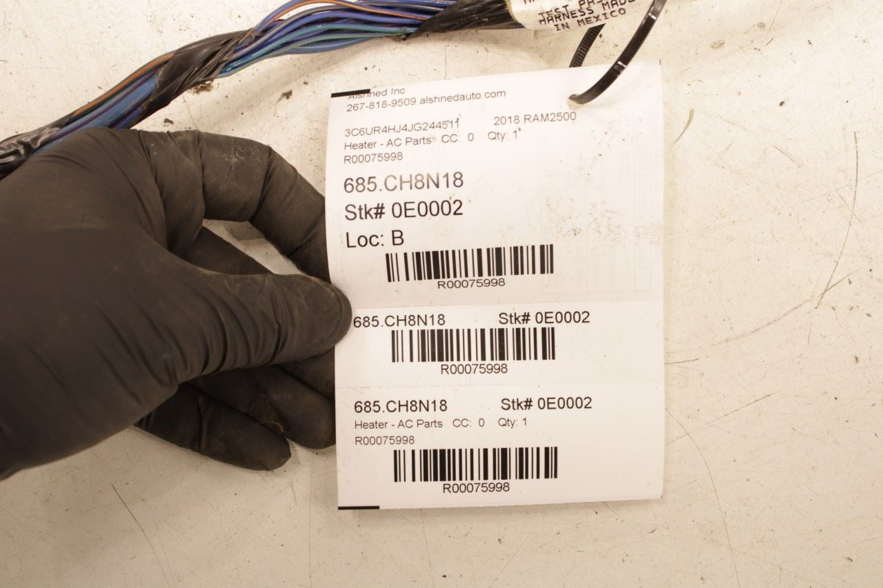 11-18 RAM 2500 Tradesman HVAC Blend Door Actuator Motor Set of 4 w/ Wire Harness - Alshned Auto Parts