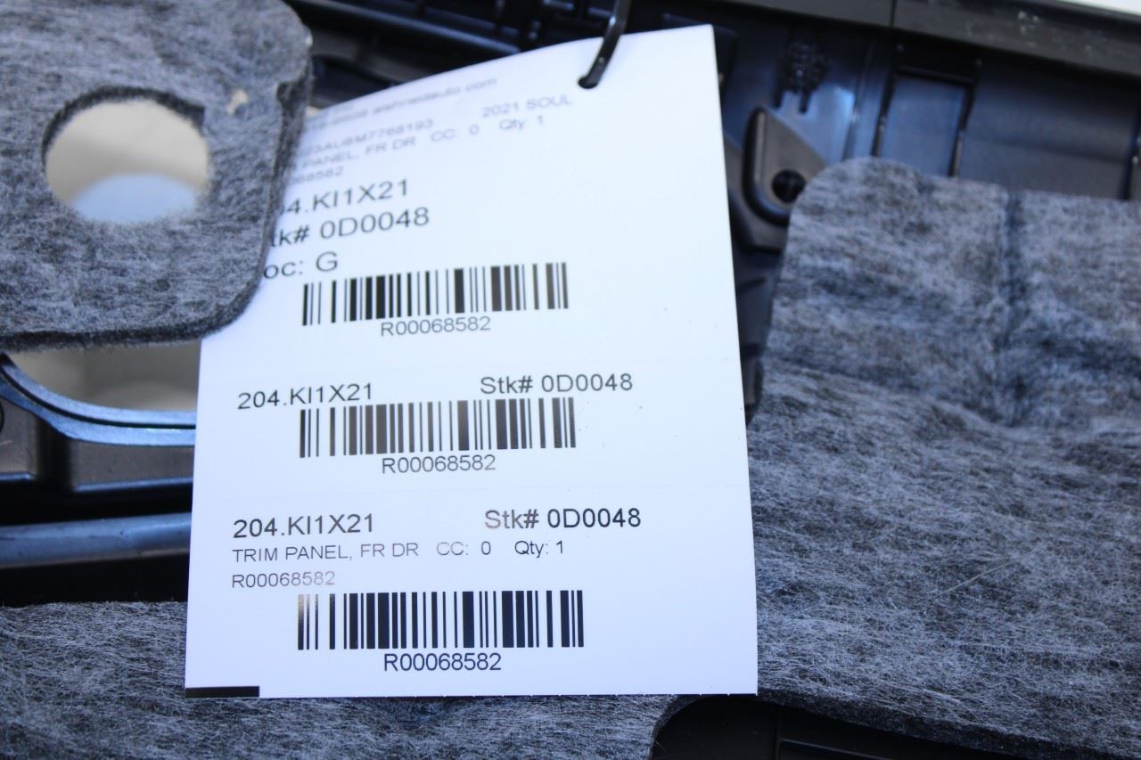 2020-2022 Kia Soul Front Left Driver Side Door Trim Panel 82305-K0330D31 OEM - Alshned Auto Parts