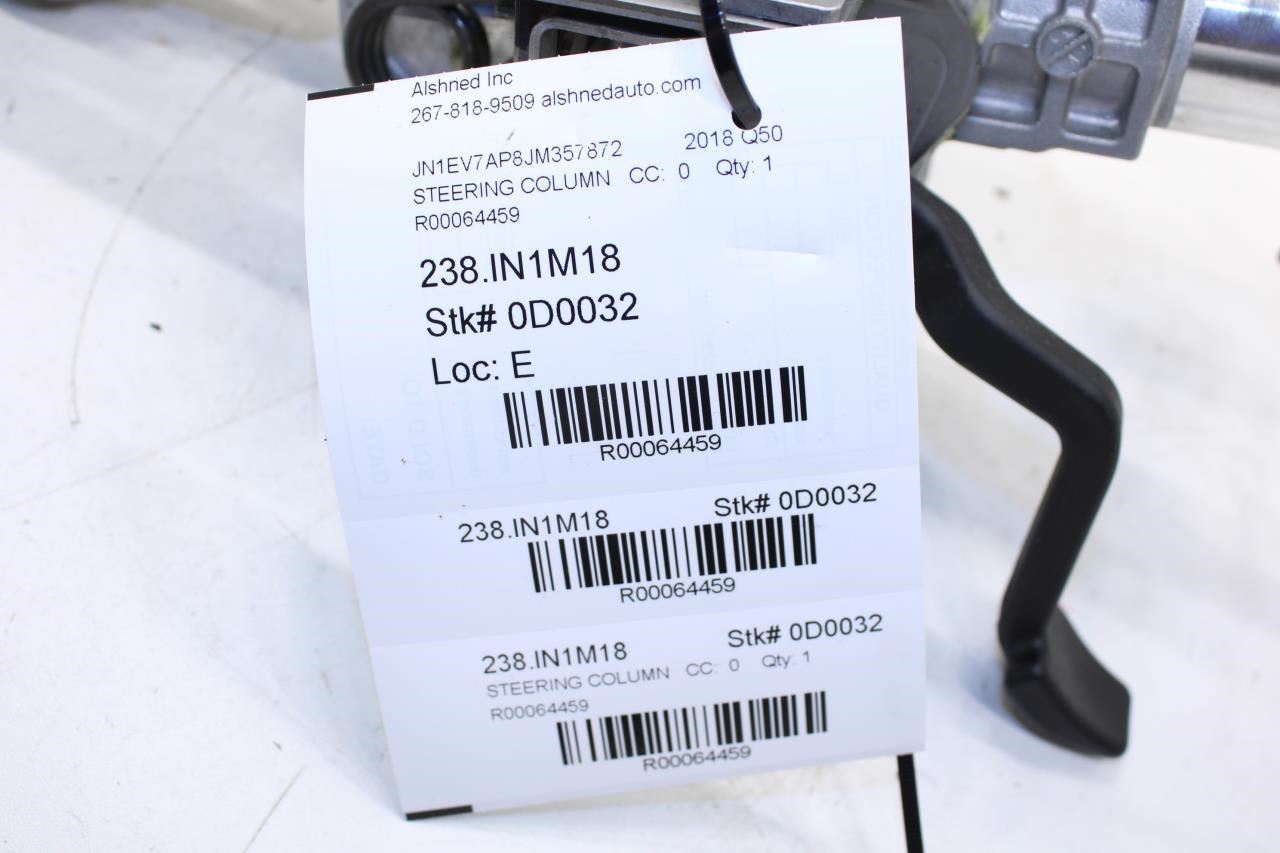 2017-2023 Infiniti Q50 Luxe RWD 3.0L Steering Column Assembly 48810-5CJ1A OEM - Alshned Auto Parts