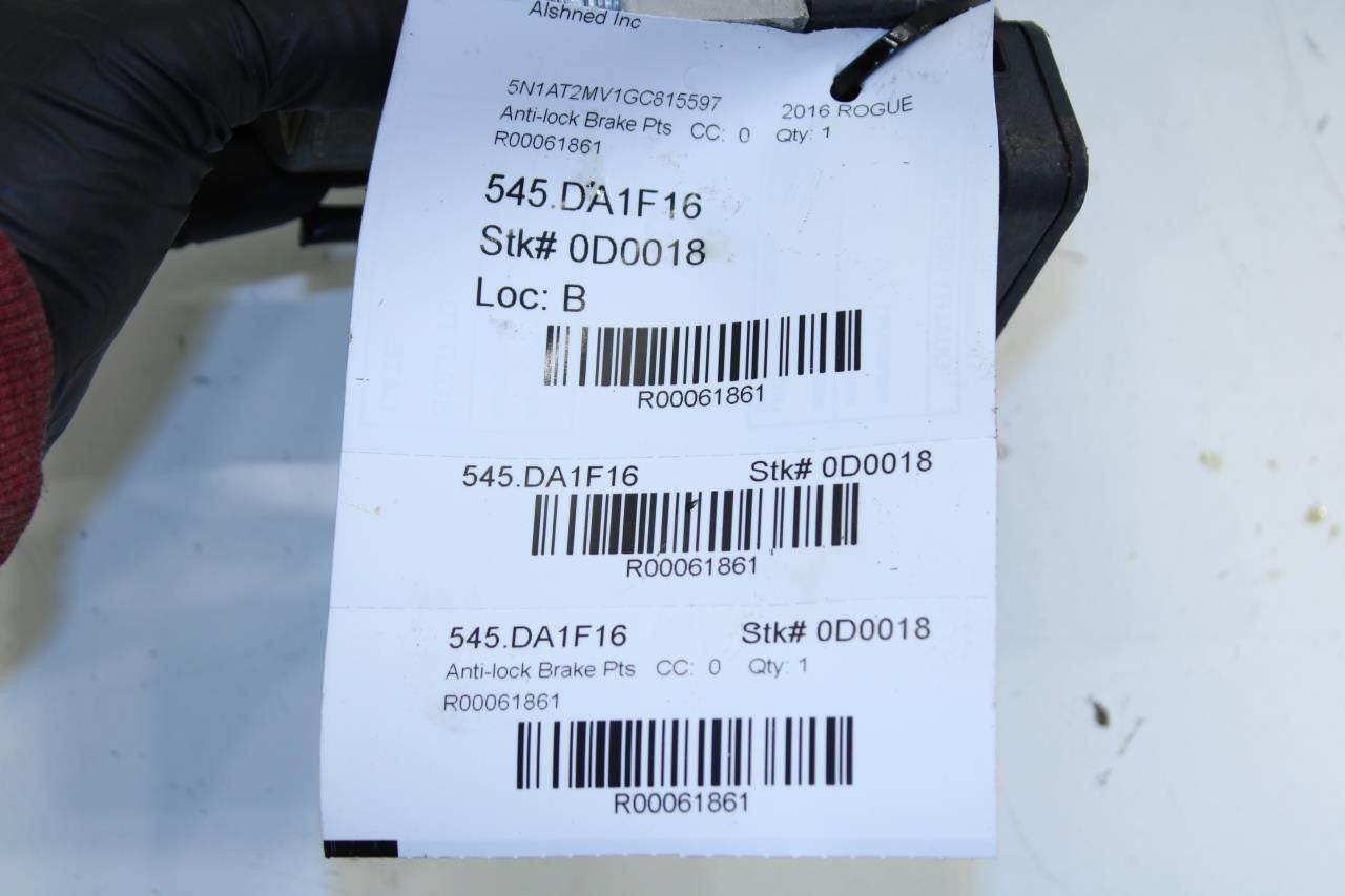 2014-2016 Nissan Rogue SV 2.5L ABS Anti Lock Brake Pump Module 47660-4BF6A OEM - Alshned Auto Parts