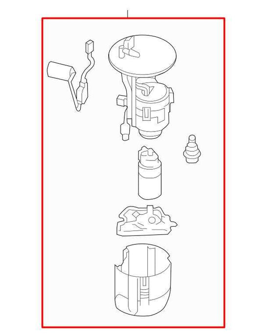 2014-2018 Mazda 3 Touring 2.5L Fuel Pump Assembly PEAR-13-35X OEM - Alshned Auto Parts