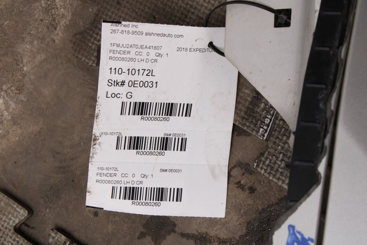 2018-24 Ford Expedition Limited Front Left Side Fender Panel JL1Z-16006-A *ReaD* - Alshned Auto Parts