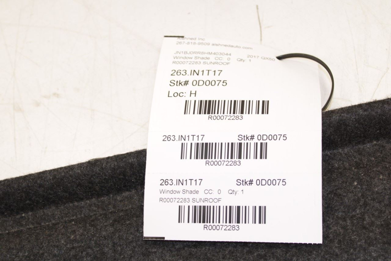 2015-2017 Infiniti QX50 Sunroof Roof Interior Shade Sunshade Cover 91250-3WW4A - Alshned Auto Parts