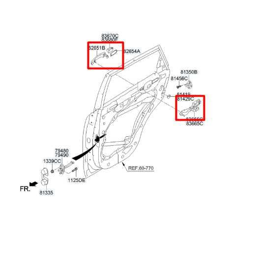2011-2015 Kia Sorento EX Rear Right Side Door Exterior Handle 826511U010 OEM - Alshned Auto Parts