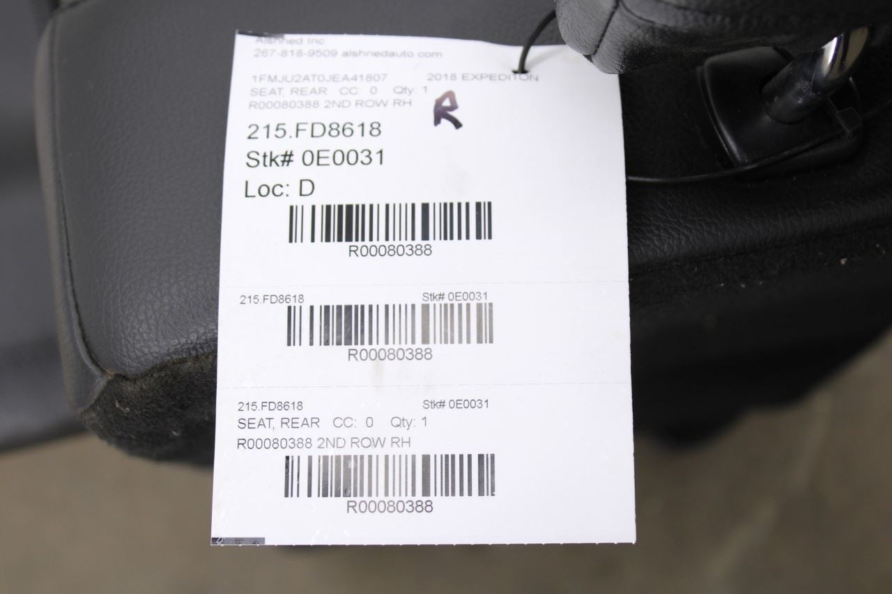 18-19 Ford Expedition Limited 3.5L Rear Right Side 2nd Row Seat Complete *ReaD* - Alshned Auto Parts