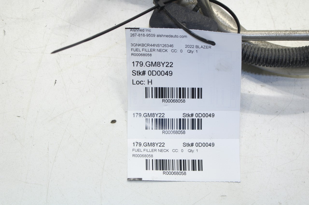 2019-2024 Chevrolet Blazer 2LT 2L Fuel Filler Neck Hose Tube Pipe 87866273 OEM - Alshned Auto Parts