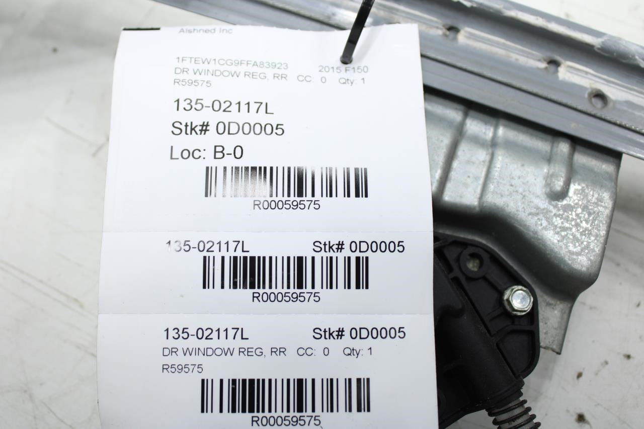 2015-20 Ford F-150 Platinum RR LH Door Window Regulator w/ Motor FL3Z-1627001-X - Alshned Auto Parts
