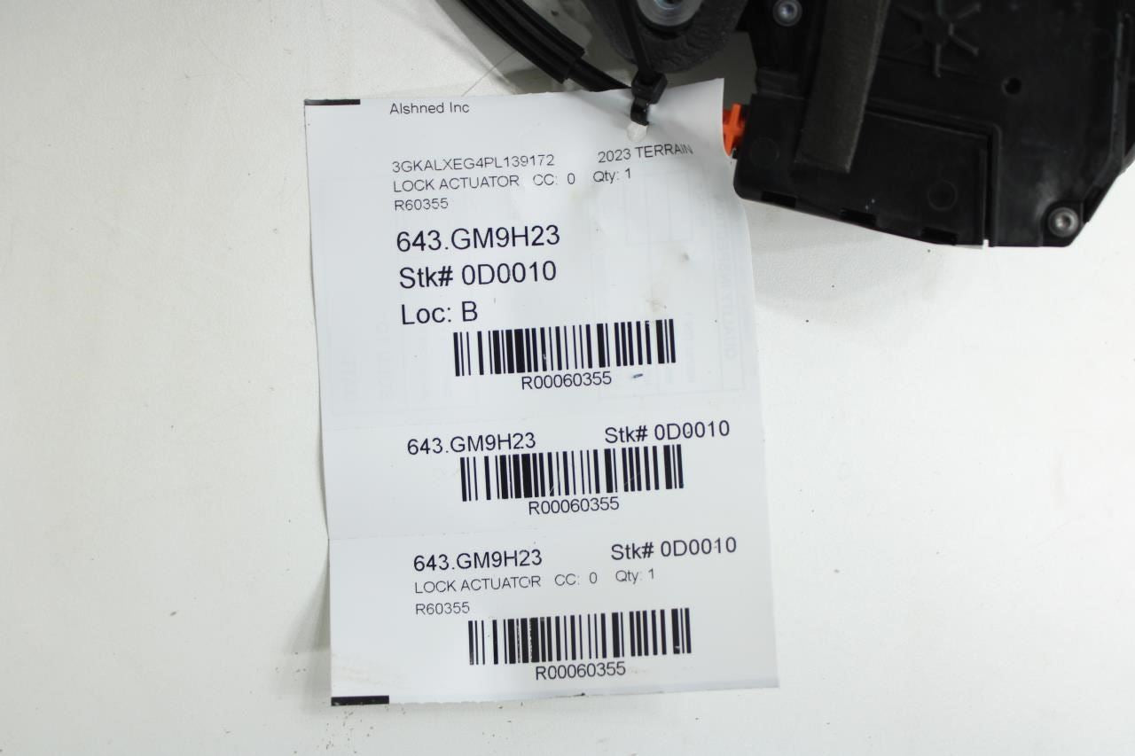 2018-2024 GMC Terrain Denali Front Right Door Lock Latch Actuator 13546500 OEM - Alshned Auto Parts