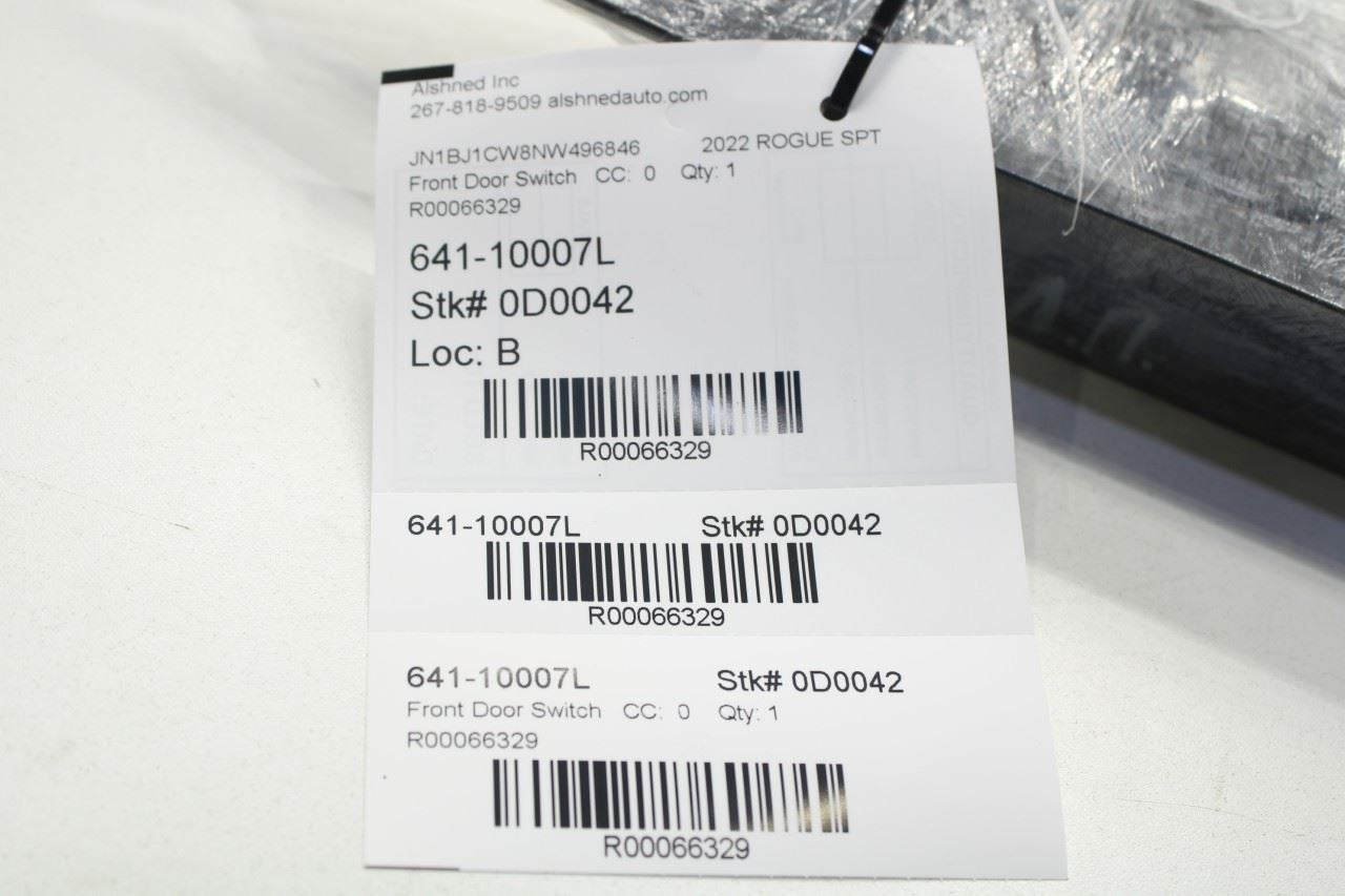 2017-2022 Nissan Rogue Sport SL AWD FR LH Master Power Window Switch 25401-6MA0D - Alshned Auto Parts