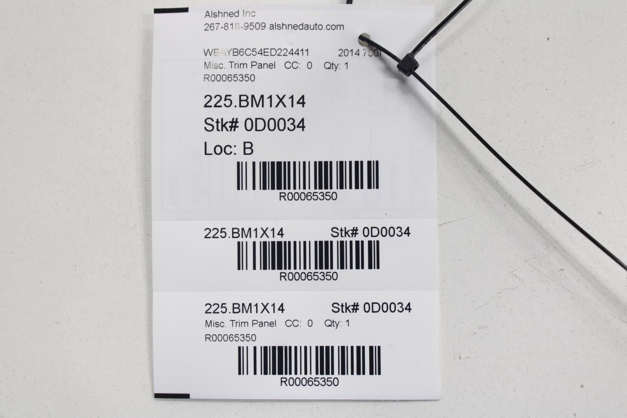 2010-2015 BMW 750I xDrive Front Right and Left Door Sill Scuff Plate 51477344572 - Alshned Auto Parts
