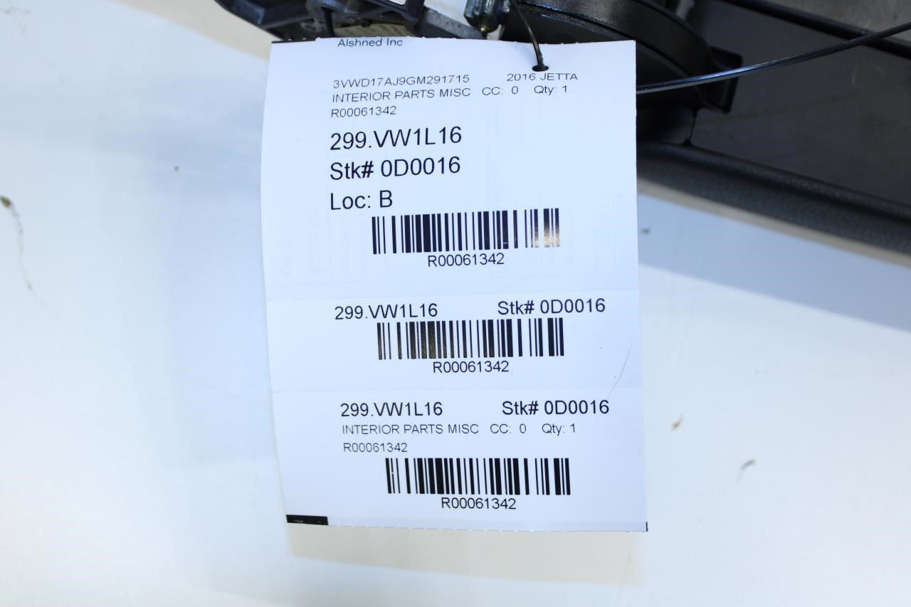 16-18 Volkswagen Jetta Sport Console Armrest Storage Lid Cover 5C6-864-207-B-LCJ - Alshned Auto Parts