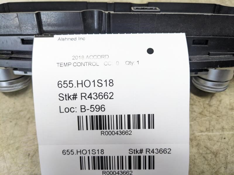 2018-2020 Honda Accord AC Heater Temperature Climate Control 79610-TVA-A016 OEM - Alshned Auto Parts
