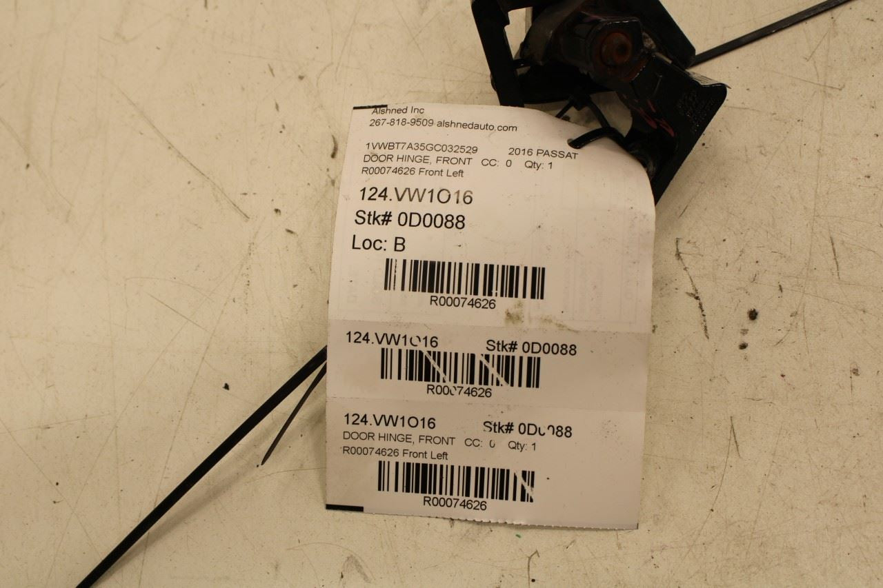 2012-2022 Volkswagen Passat SE Front Left Side Door Hinge Upper and Lower Pair - Alshned Auto Parts