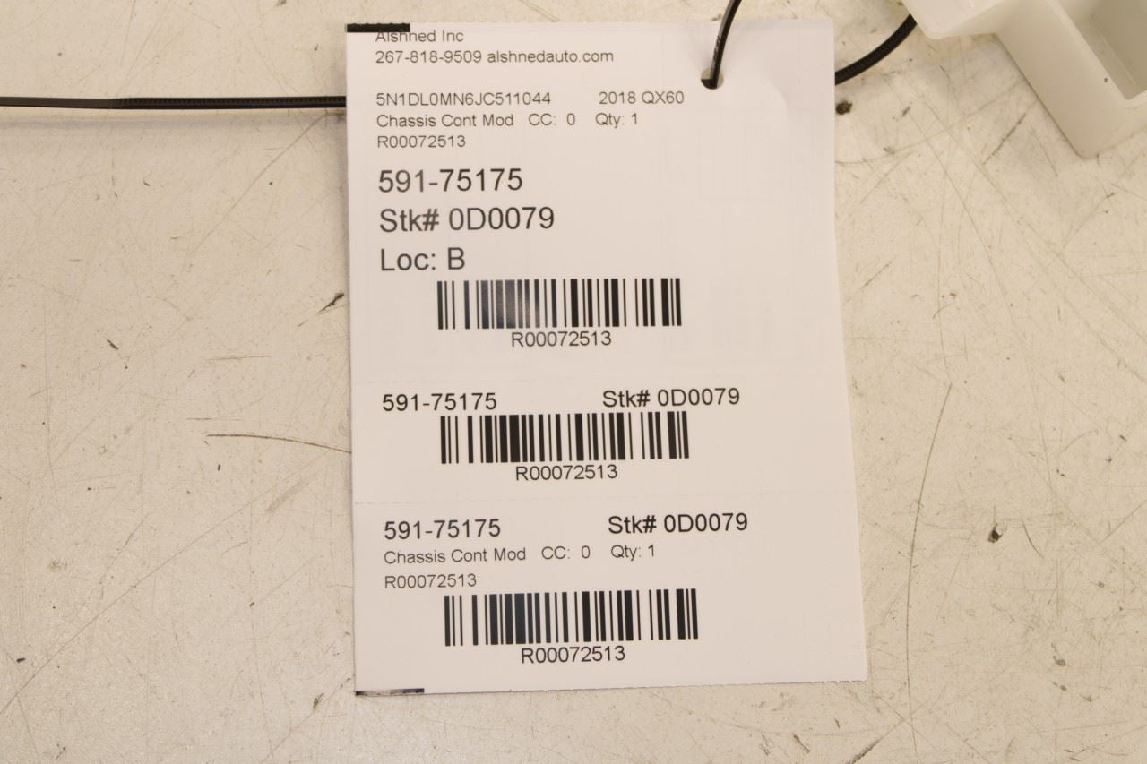 2016-2019 Infiniti QX60 Front Left Power Seat Control Module 28565-3JA1E OEM - Alshned Auto Parts