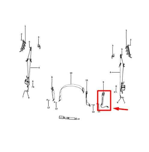 2019-2024 Ram 2500 Front Left Driver Side Seat Belt Buckle 6NU881X7AD OEM - Alshned Auto Parts