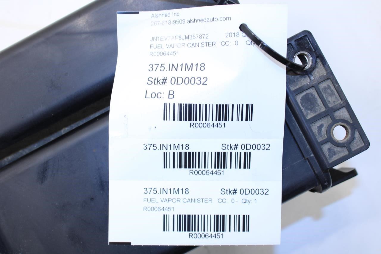 16-2020 Infiniti Q50 Luxe 3L Fuel Vapor Evaporator Emission Canister 14950-5CA0A - Alshned Auto Parts