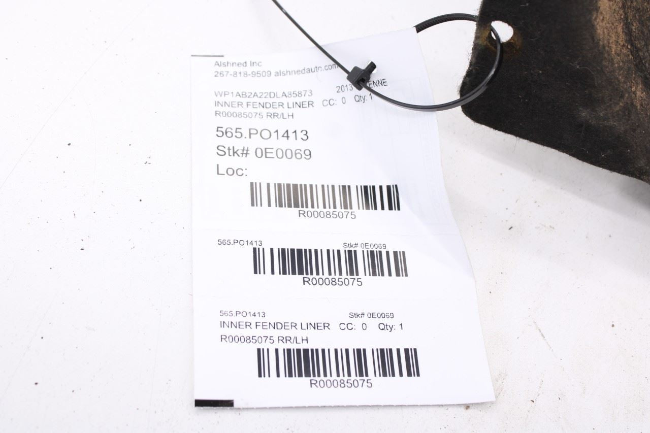 2011-2018 Porsche Cayenne S Rear Left Driver Side Wheelhouse Liner Splash Shield11