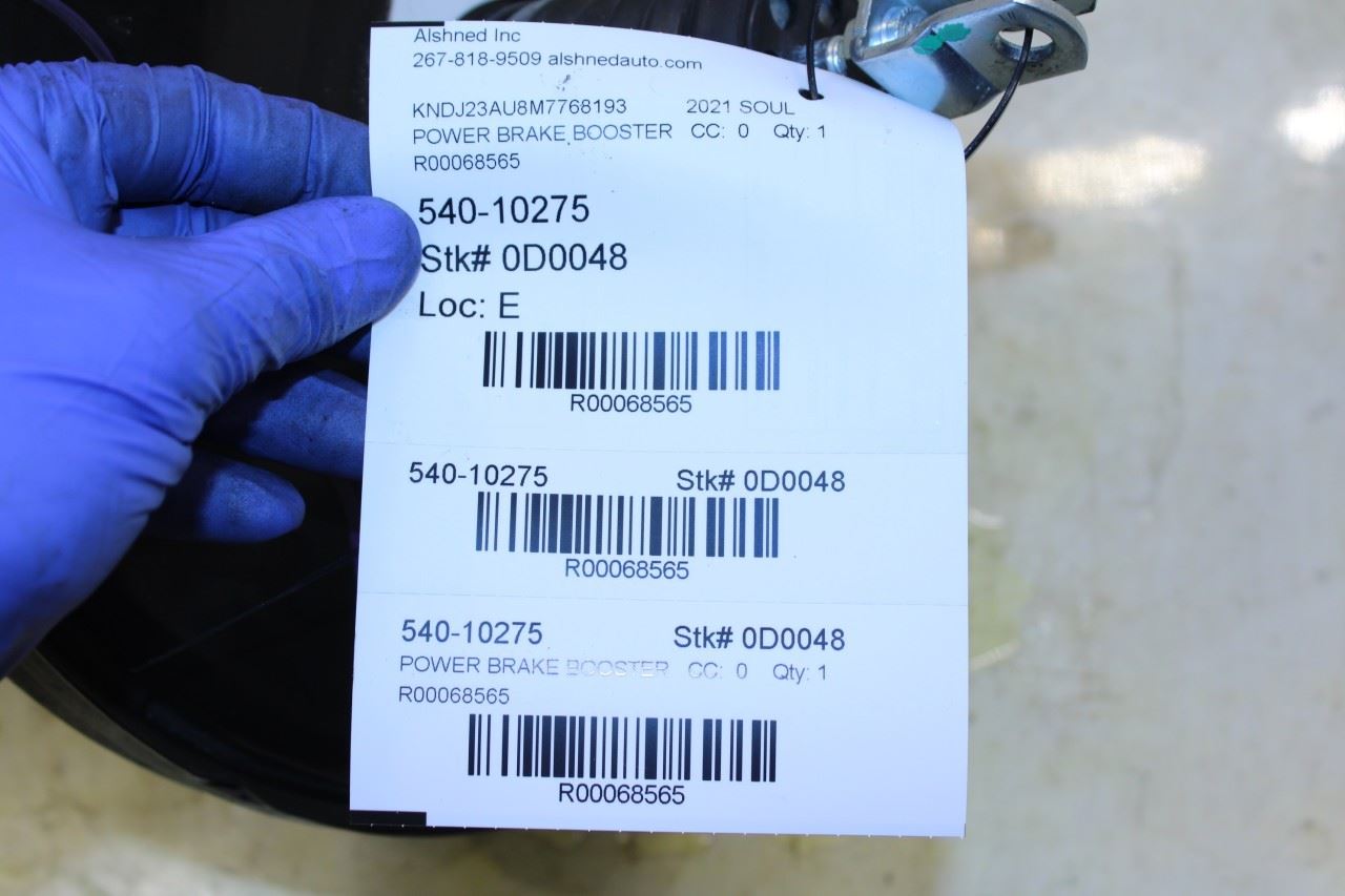 2020-2022 KIA Soul LX 2.0L Power Brake Booster w/ Master Cylinder w/ Reservoir - Alshned Auto Parts