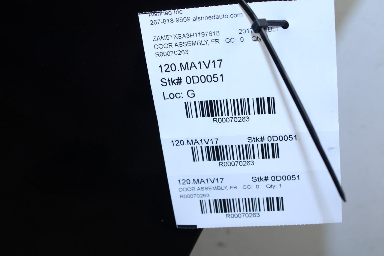 2014-2020 Maserati Ghibli Front Left Driver Side Door Shell Panel 673007994 OEM - Alshned Auto Parts