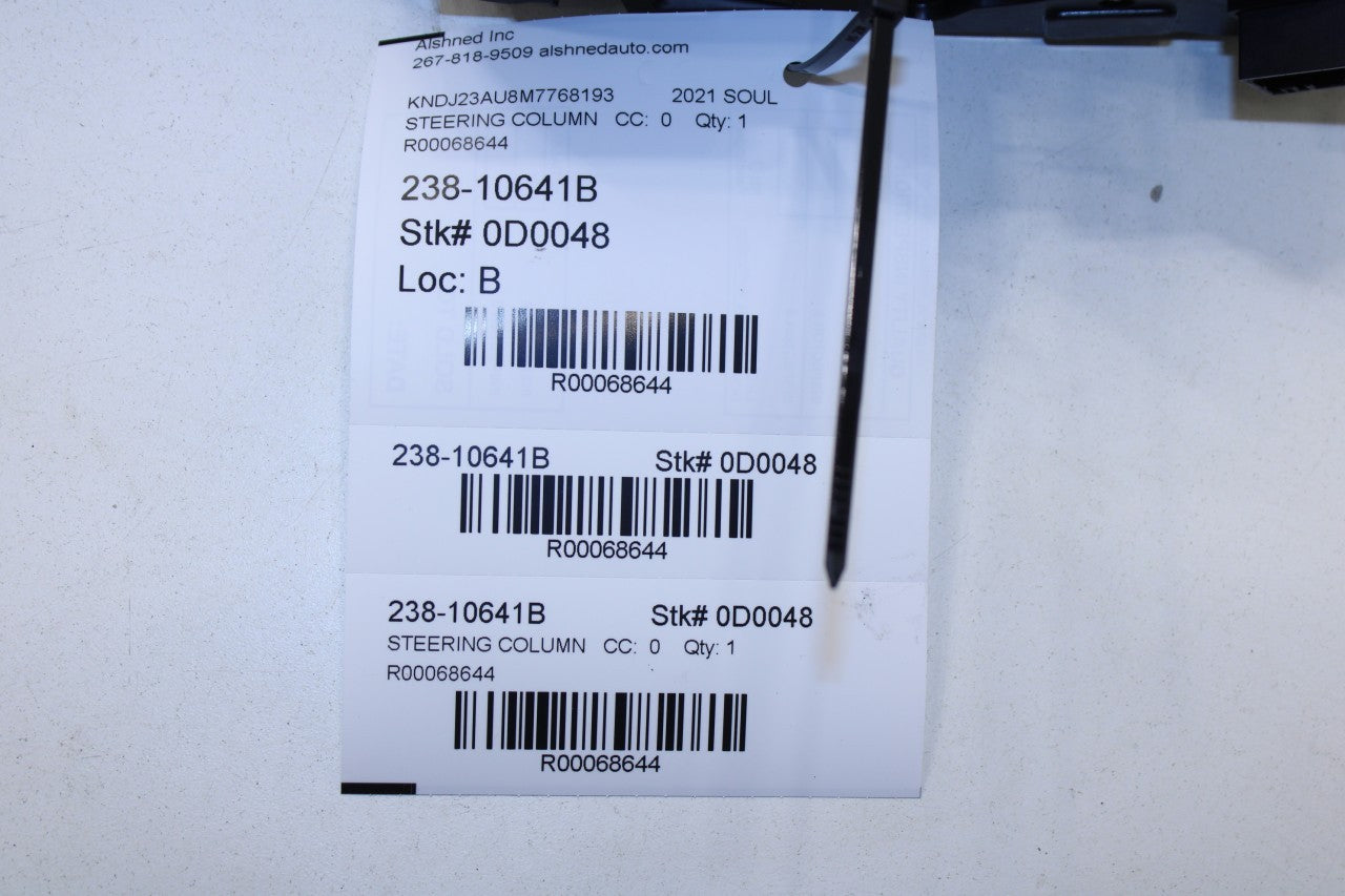 2020-2022 Kia Soul LX 2.0L FWD Steering Column Light Turn Signal Wiper Switch - Alshned Auto Parts