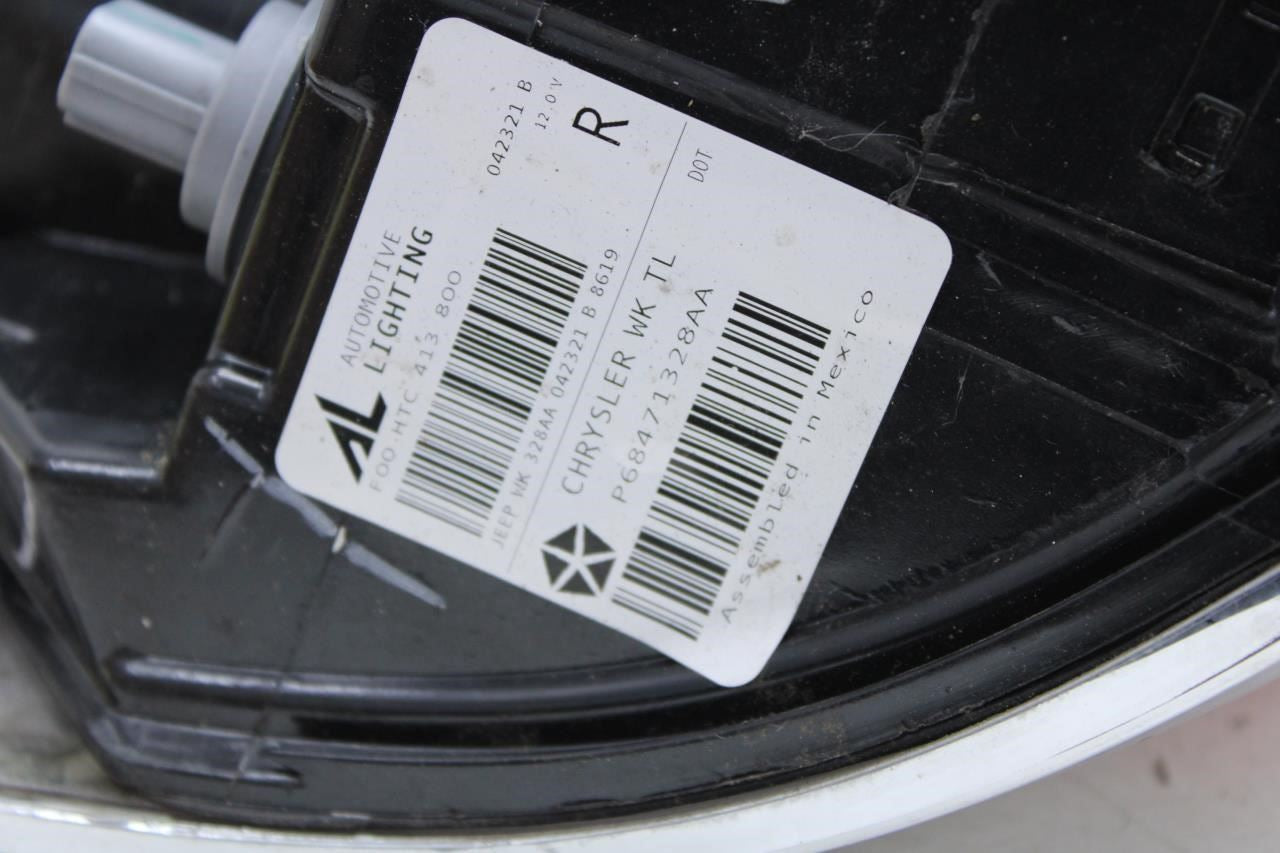 2020-21 Jeep Grand Cherokee Rear Right Outer Tail Light Lamp LED 68471328AA OEM - Alshned Auto Parts