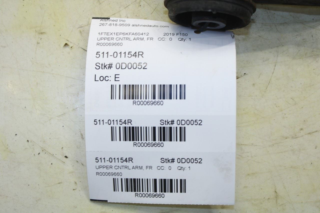 2015-20 Ford F150 XL Super Cab 4x4 Front Right Side Upper Control Arm FL3Z3084B - Alshned Auto Parts