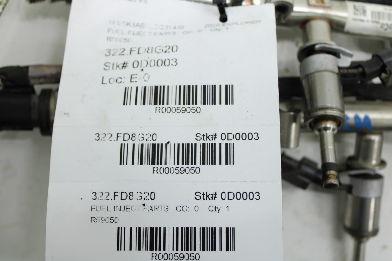 2020-25 Ford Explorer 3.3L Lower Manifold Fuel Supply Direct Injection Rail Set - Alshned Auto Parts