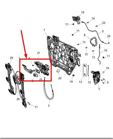 2011-2019 Dodge Journey Front Right Side Door Exterior Handle 1RH64GW7AH OEM - Alshned Auto Parts