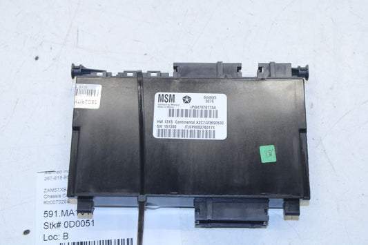 2017-21 Maserati Ghibli 3.0L RWD Front Driver Left Side Seat Control Module ECU - Alshned Auto Parts