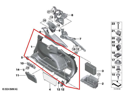 23-24 BMW 430i xDrive Gran Coupe Rear Right Quarter Panel Luggage Interior Trim - Alshned Auto Parts