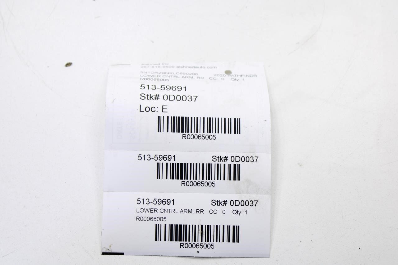 13-24 Nissan Pathfinder SV FWD Rear RH and LH Lower Radius Rod Control Arm Pair - Alshned Auto Parts