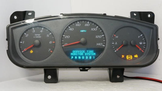 2007 2008 Chevrolet Impala Speedometer Cluster Mileage Unknown OEM 15895561 - Alshned Auto Parts