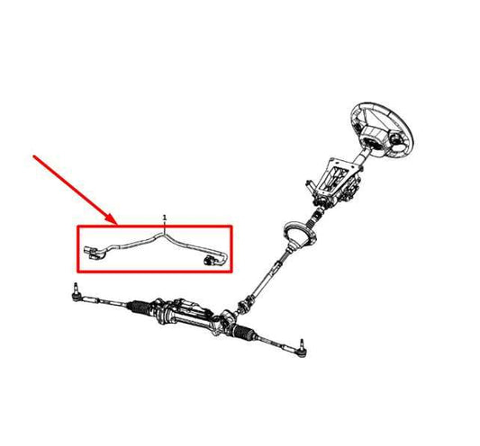 2018-2023 Dodge Charger GT AWD Electric Power Steering Wiring Harness 68350471AD - Alshned Auto Parts