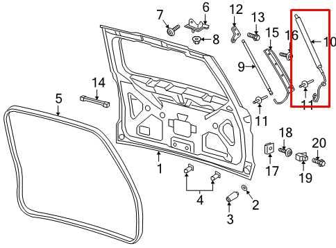 18-24 Ford Expedition MAX XLT Rear Right and Left Liftgate Lift Cylinder Strut - Alshned Auto Parts