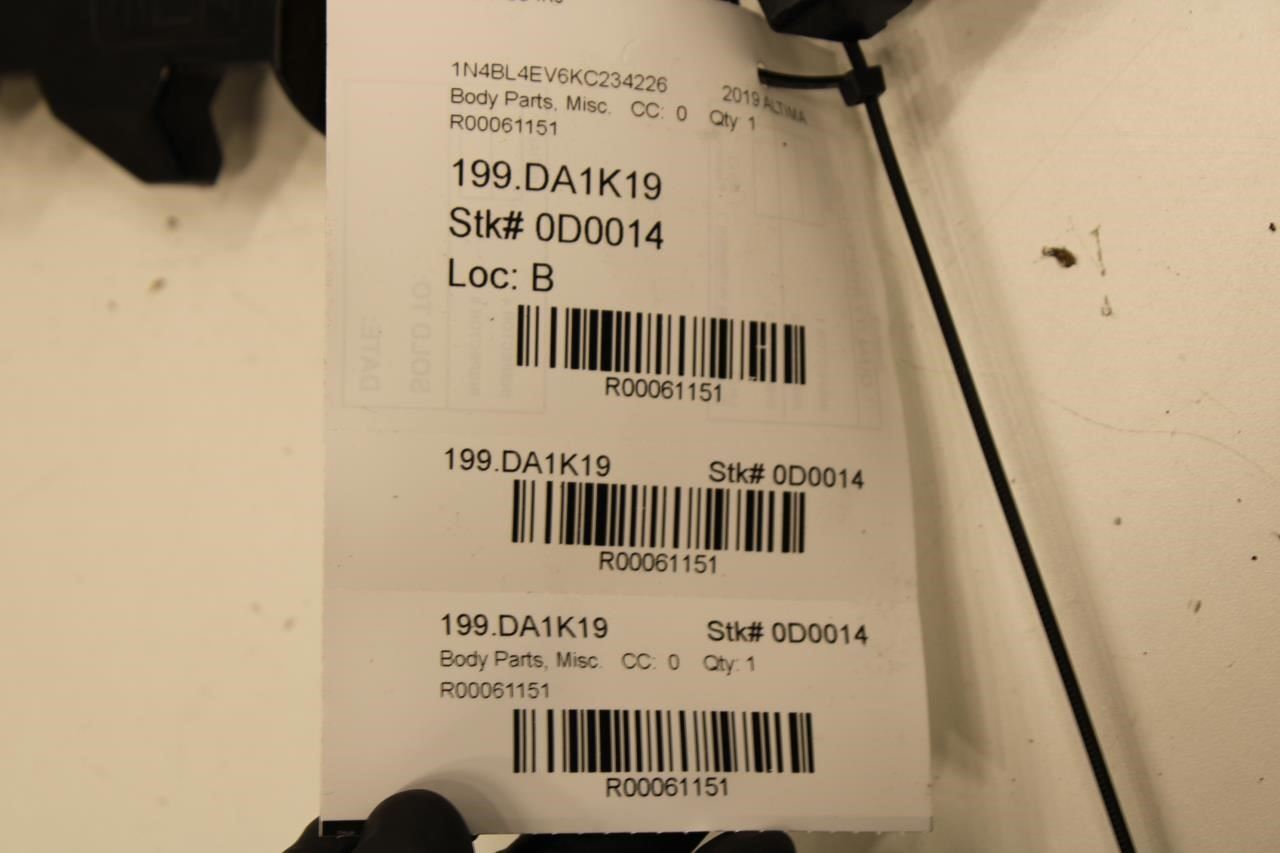 2019-2025 Nissan Altima SL Rear Left Side Bumper Cover Lower Bracket 85221-6CA0A - Alshned Auto Parts