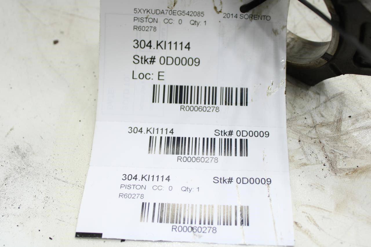 2014-2017 Kia Sorento 3.3L Engine Piston w/ Connecting Rod Right 1 23510-3CFA1 - Alshned Auto Parts