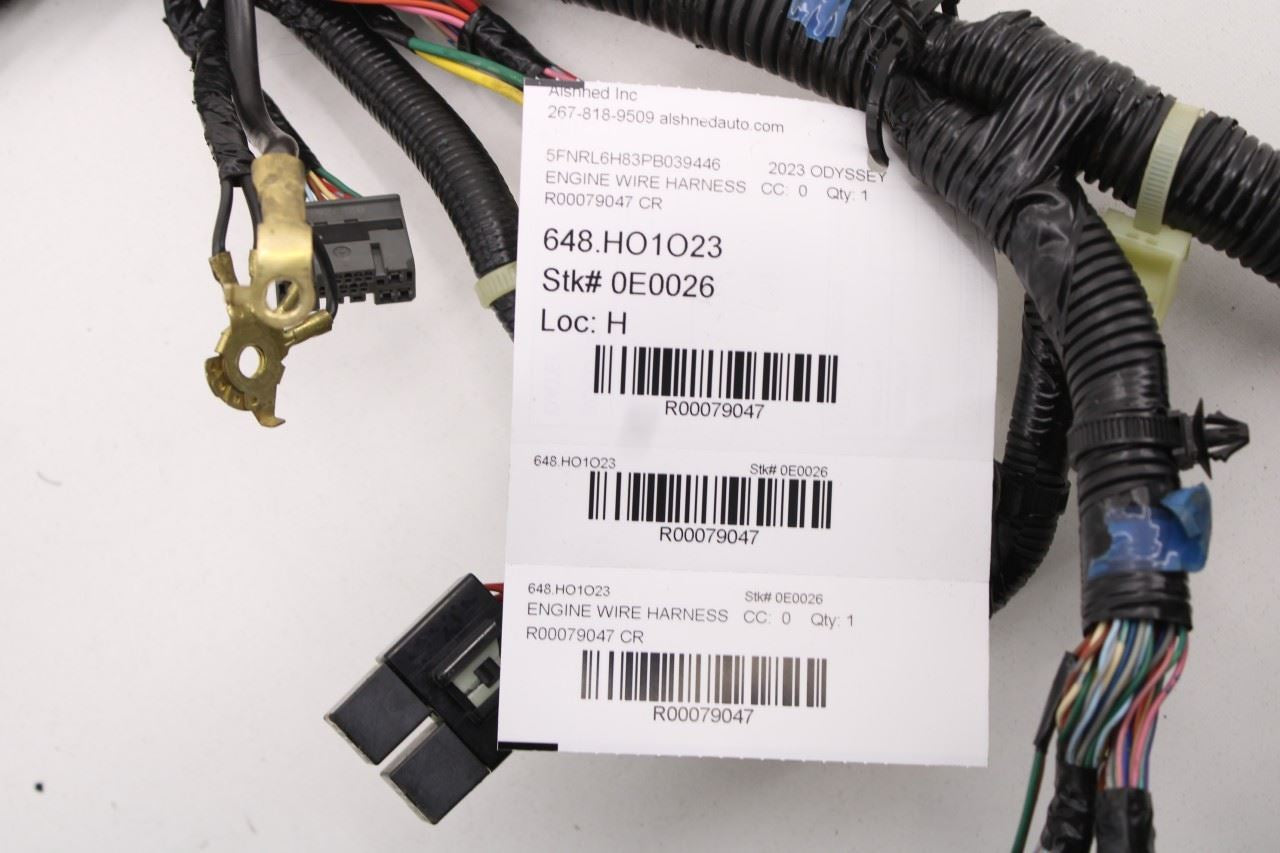 21-24 Honda Odyssey Touring 3.5L Right Side Engine Wire Harness w Fuse Box *ReaD - Alshned Auto Parts