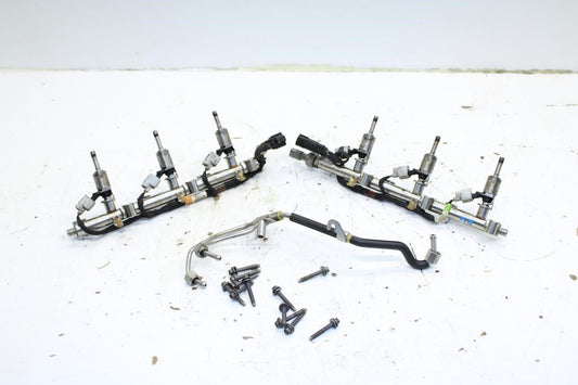 2011-2016 Ford F150 Platinum 3.5L turbo Engine Fuel Injectors w Rails Pair - Alshned Auto Parts