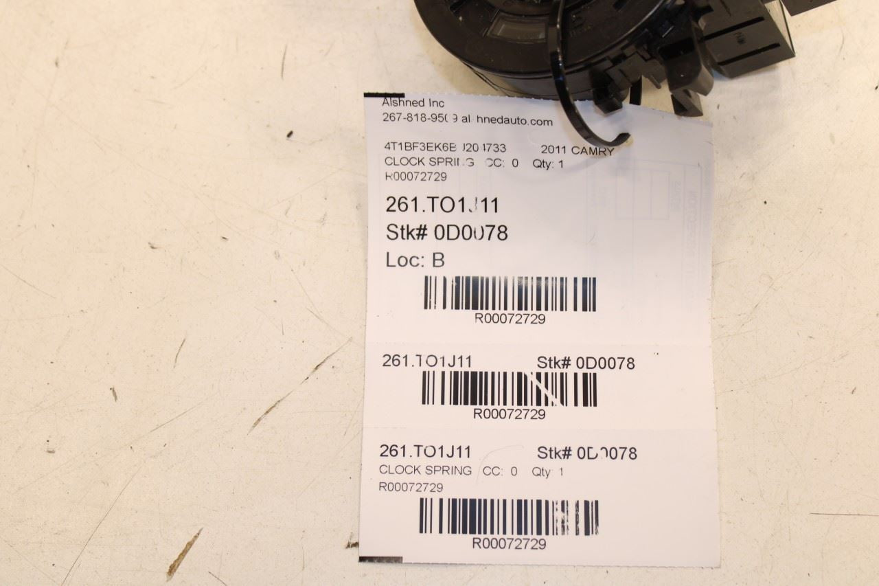2007-2011 Toyota Camry LE 2.5L FWD Steering Wheel Clock Spring w/ Cable Harness - Alshned Auto Parts