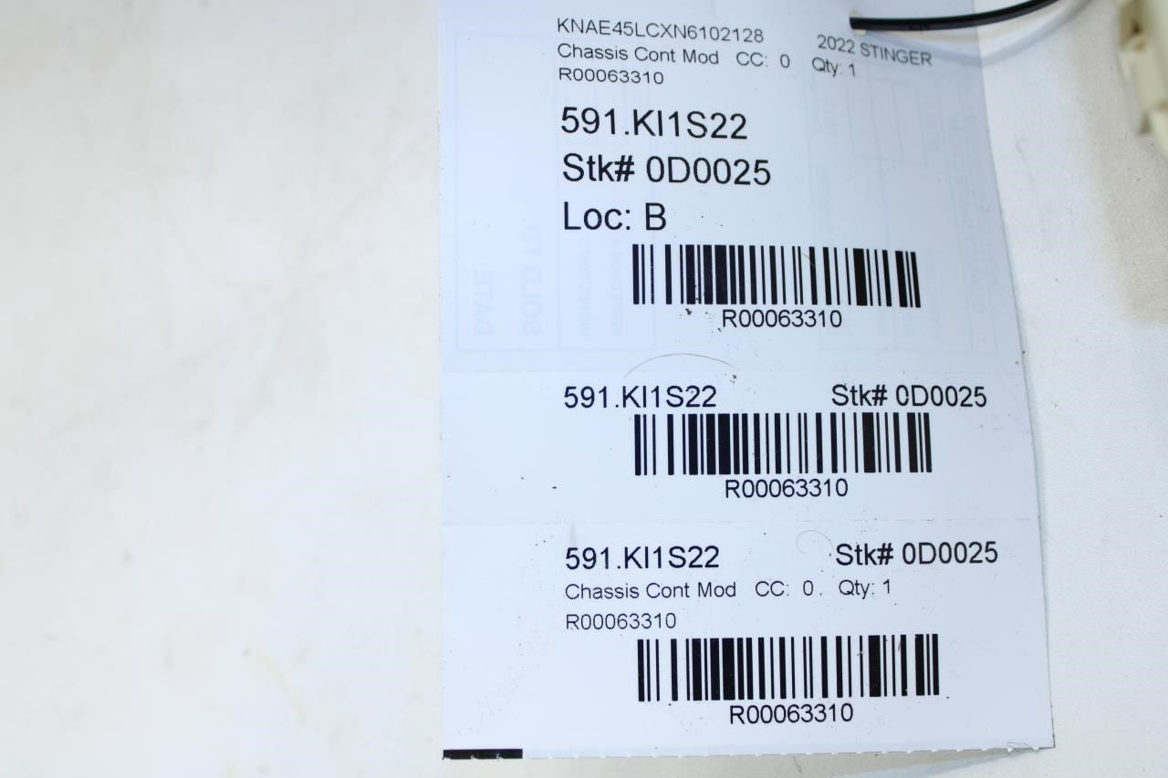 2022-2023 Kia Stinger GT1 3.3L AWD Rear Trunk Junction Fuse Box 91957-J5010 OEM - Alshned Auto Parts