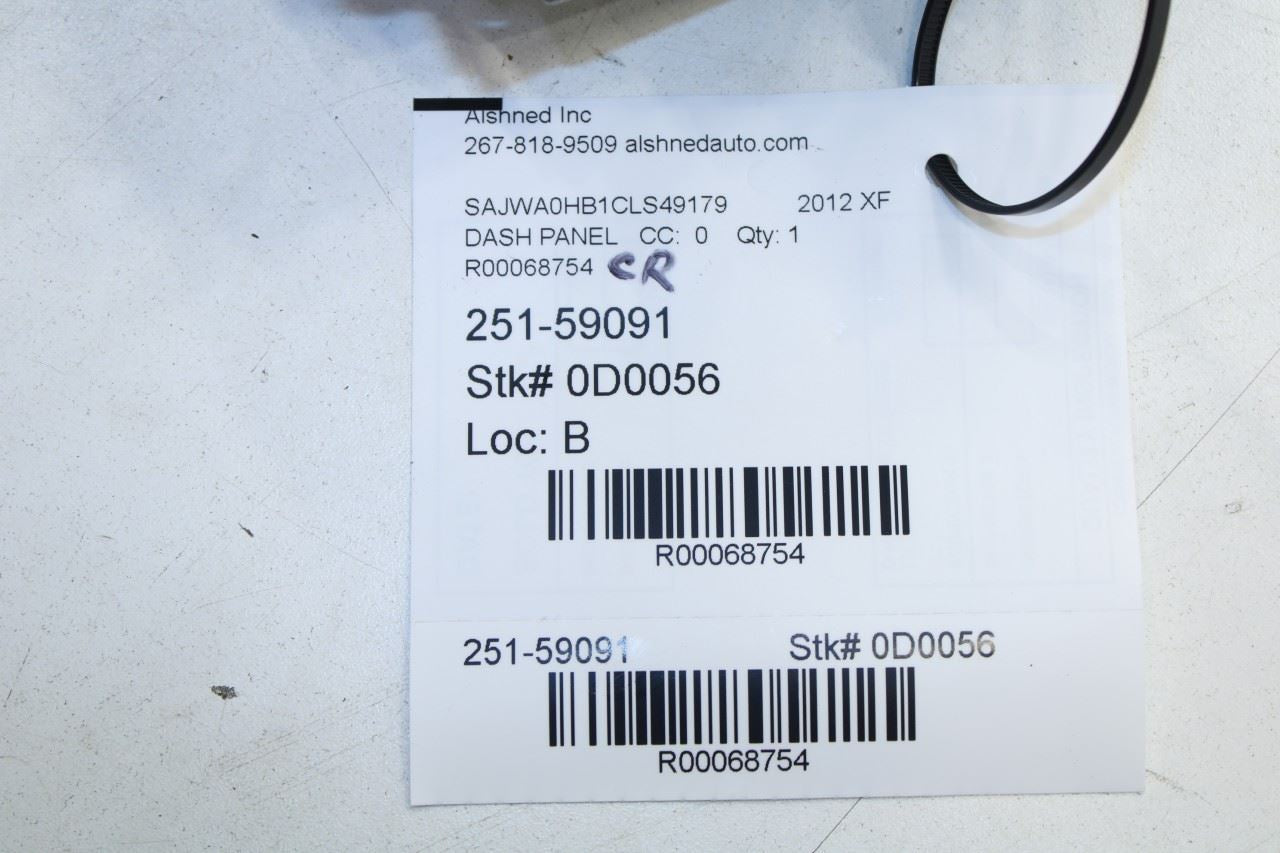 2012-2015 Jaguar XF Portfolio Dash Center Screen Bezel Trim w/ Air Vents *ReaD* - Alshned Auto Parts