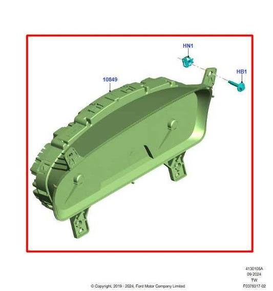 20-24 Ford Explorer Speed Gauge Instrument Cluster 70K Mile LB5T-10849-JG *ReaD* - Alshned Auto Parts