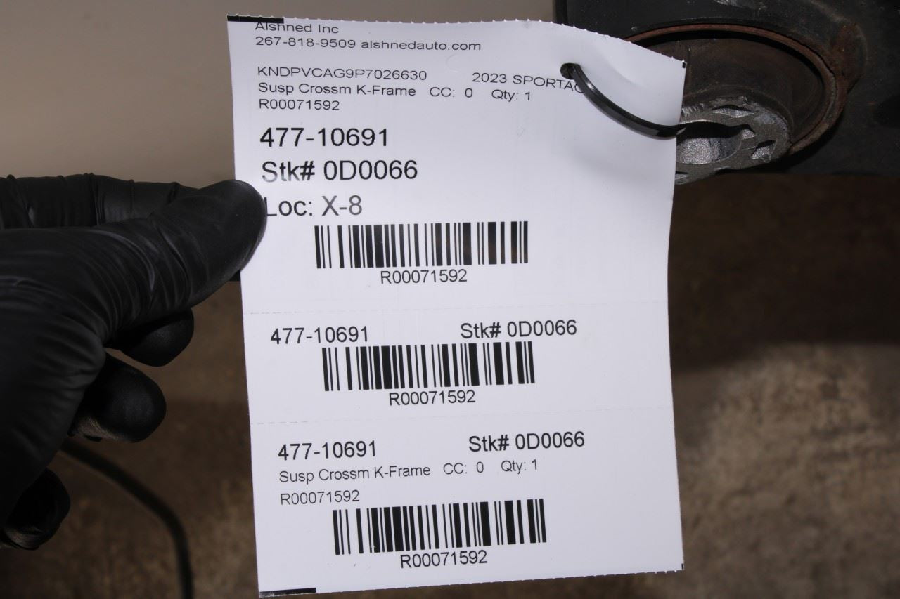 2023-2025 Kia Sportage Hybrid EX AWD Rear Crossmember Subframe 55405-N9250 OEM - Alshned Auto Parts