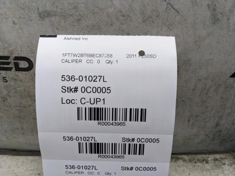 08-12 Ford F250 350 SD Rear Left Driver Side Brake Disc Caliper AC3Z-2553-A OEM7
