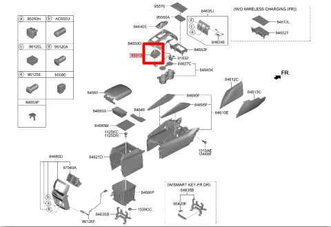 19-20 Hyundai Santa Fe Center Console Upper Parking Brake Switch 93310-S1120-VCS - Alshned Auto Parts