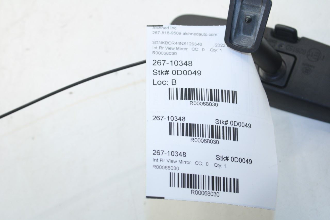 2019-2025 Chevrolet Blazer 2LT Interior Inside Rear View Mirror 13524916 OEM - Alshned Auto Parts