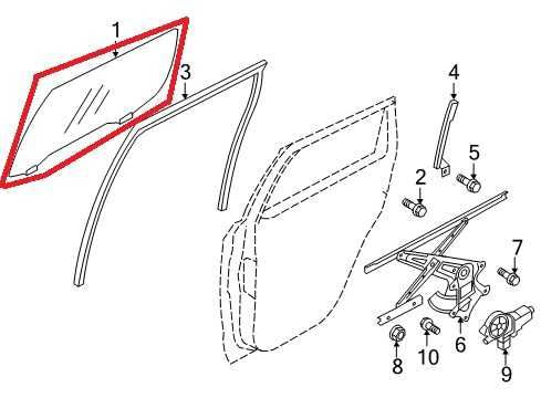 2016-2025 Mitsubishi Outlander Sport SE Rear Left Door Window Glass 5736A679 OEM - Alshned Auto Parts