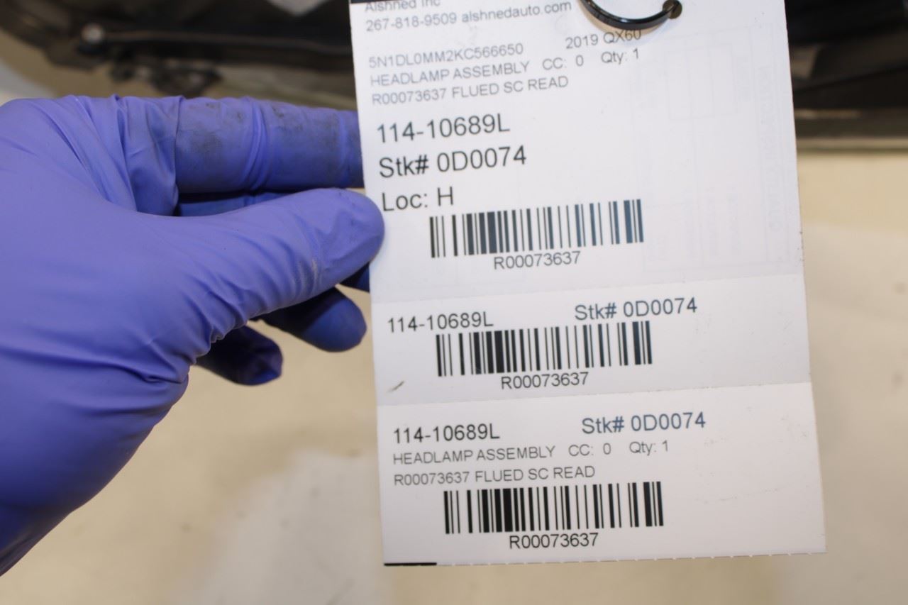 16-19 Infiniti QX60 Pure Front Driver Left Side LED Headlight Lamp *ReaD AS IS* - Alshned Auto Parts